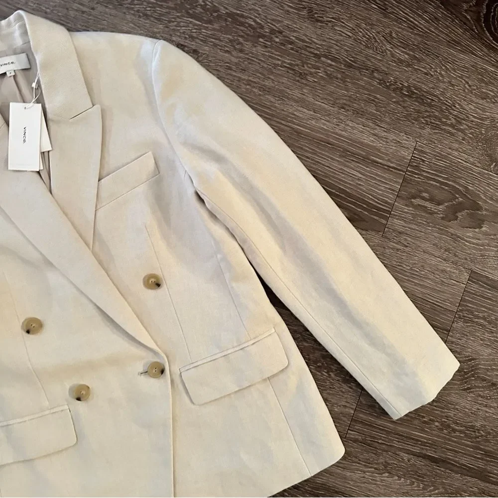 Vince Double Breasted Blazer New